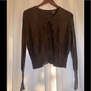 Silk cashmere brown cardigan - S